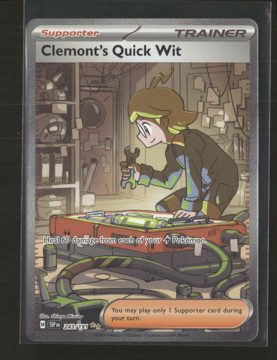 SV08: Surging Sparks Clemont's Quick Wit #243/191