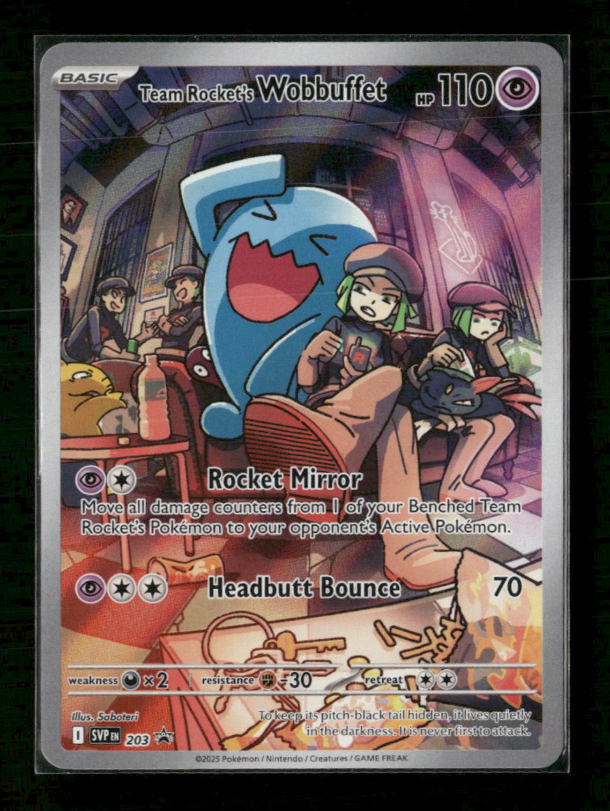 SV: Scarlet & Violet Promo Cards Team Rocket's Wobbuffet #203