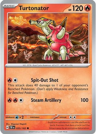 Turtonator 035/162 - SV05 Temporal Forces Reverse Holofoil