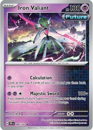 Iron Valiant 080/162 - SV05 Temporal Forces Holofoil