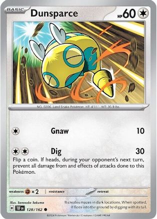 Dunsparce 128/162 - SV05 Temporal Forces Reverse Holofoil