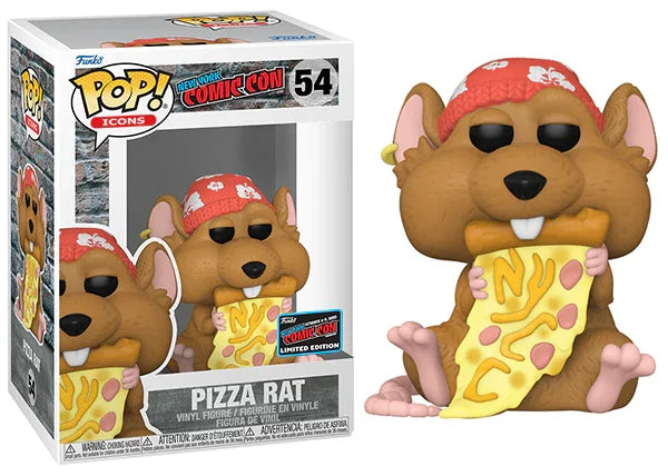 Pizza Rat (Red Hat, Brown Fur, Icons) 54 - 2022 NYCC Exclusive