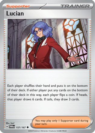 Lucian 157/167 - SV06 Twilight Masquerade Reverse Holofoil