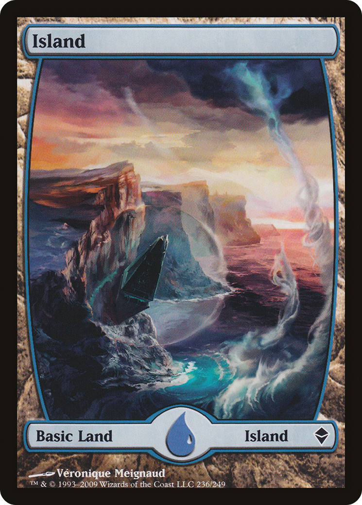 Island (ZEN-236) - Zendikar Foil