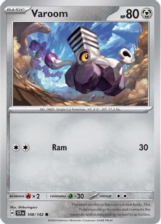 Varoom 108/142 - SV07 Stellar Crown Reverse Holofoil