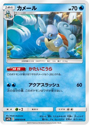 Wartortle (009/054) - SM9b Full Metal Wall