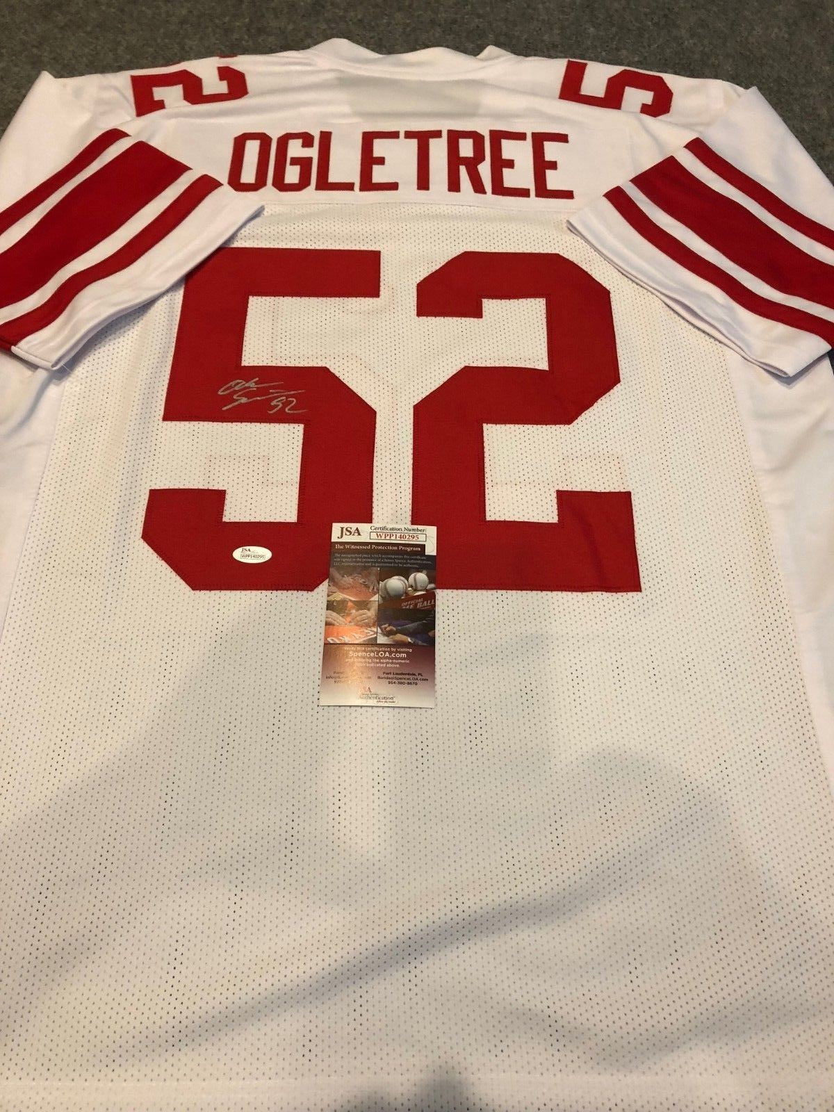 N.Y. Giants Alec Ogletree Autographed Signed Jersey Jsa Coa