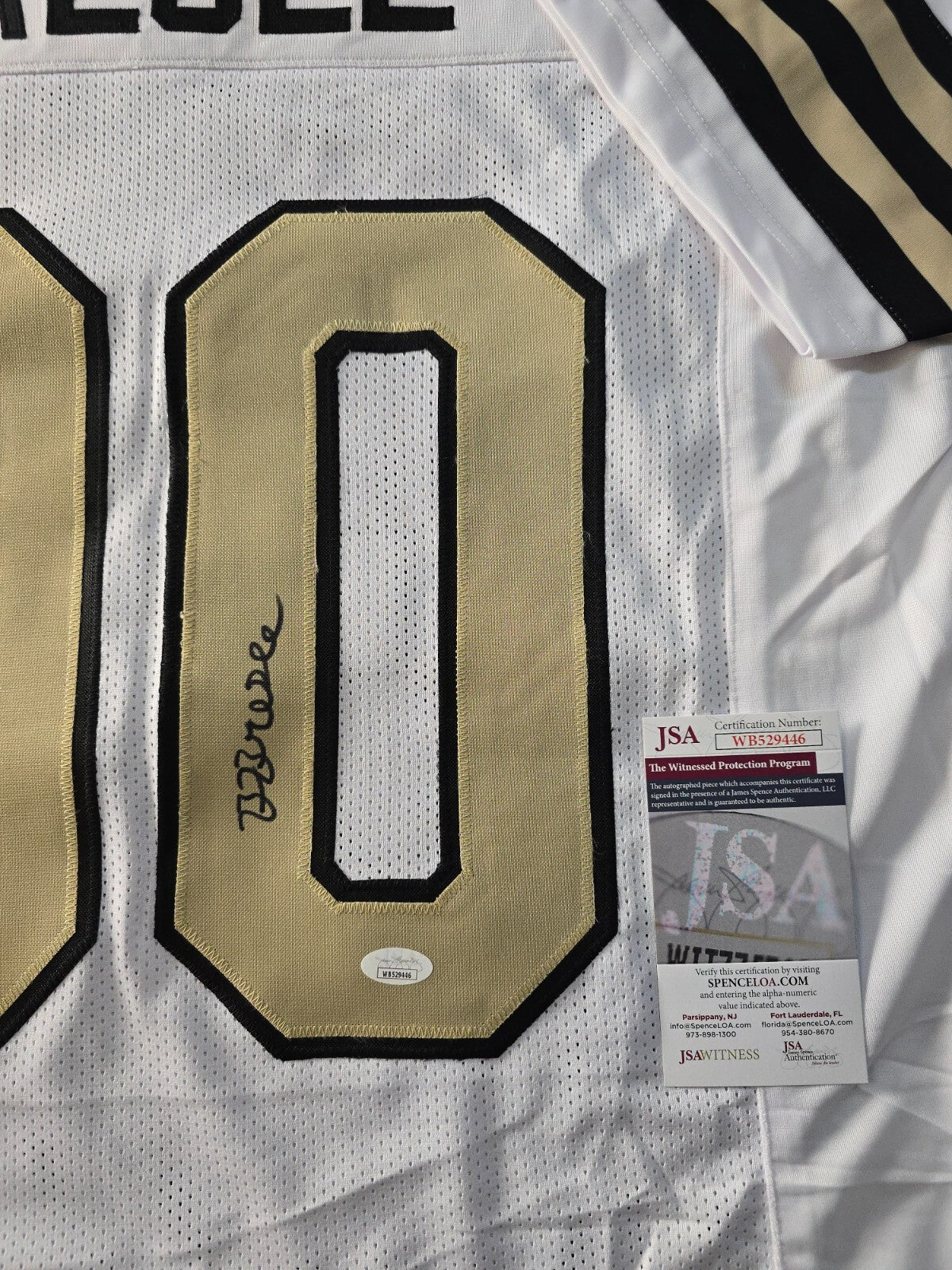 New Orleans Saints Bryan Bresee Autographed Signed Jersey Jsa Coa