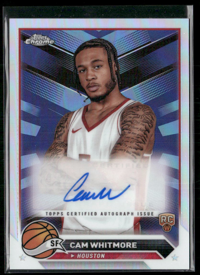 2023-24 Topps Chrome #CG-CW Cam Whitmore Autographs Purple Refractors