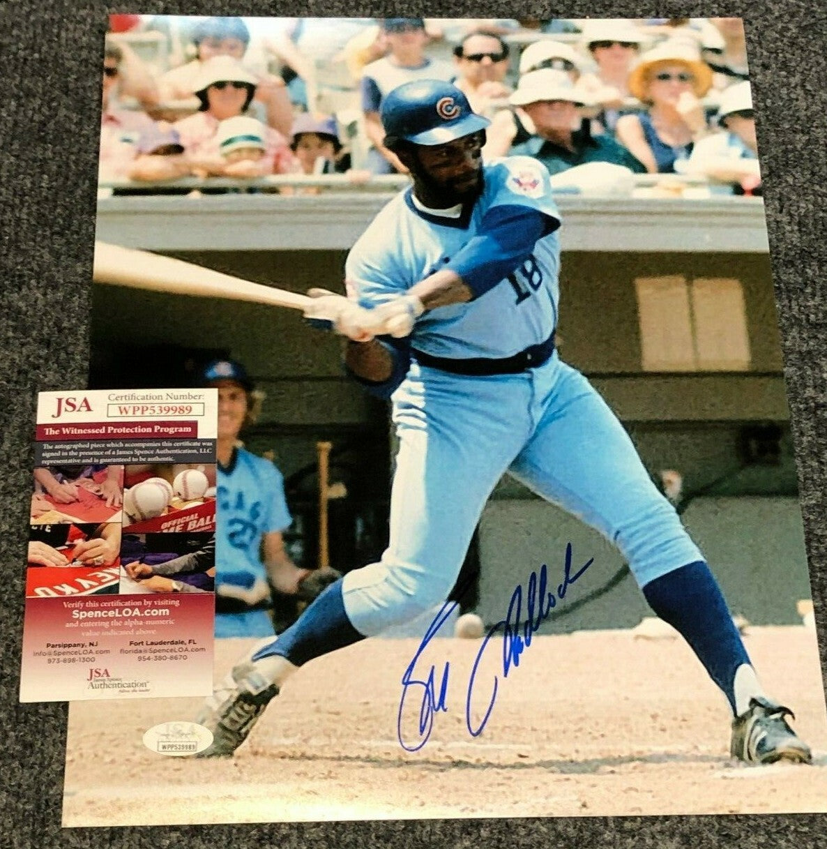 Bill Madlock Autographed Signed Chicago Cubs 11X14 Photo Jsa Coa