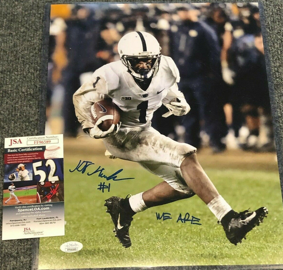 Penn State Kj Hamler Autographed Signed Inscribed 11X14 Photo Jsa Coa