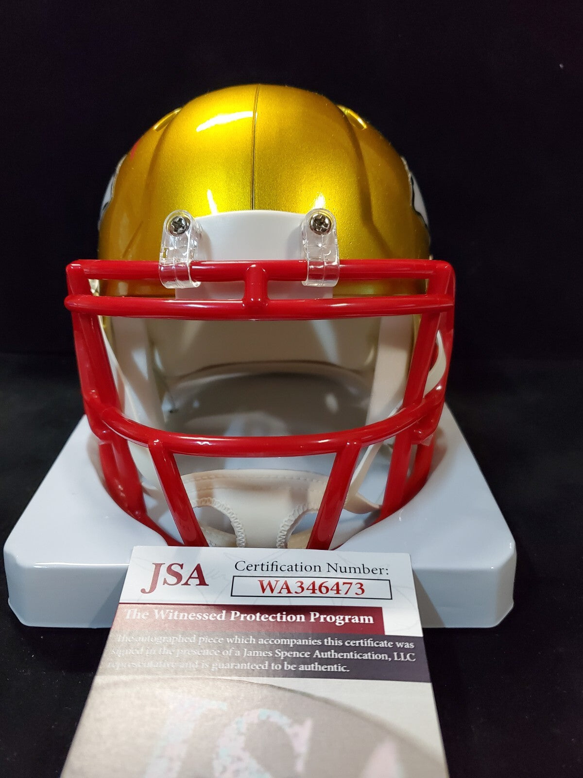Kansas City Chiefs L'jarius Sneed Autographed Signed Flash Mini Helmet Jsa Coa