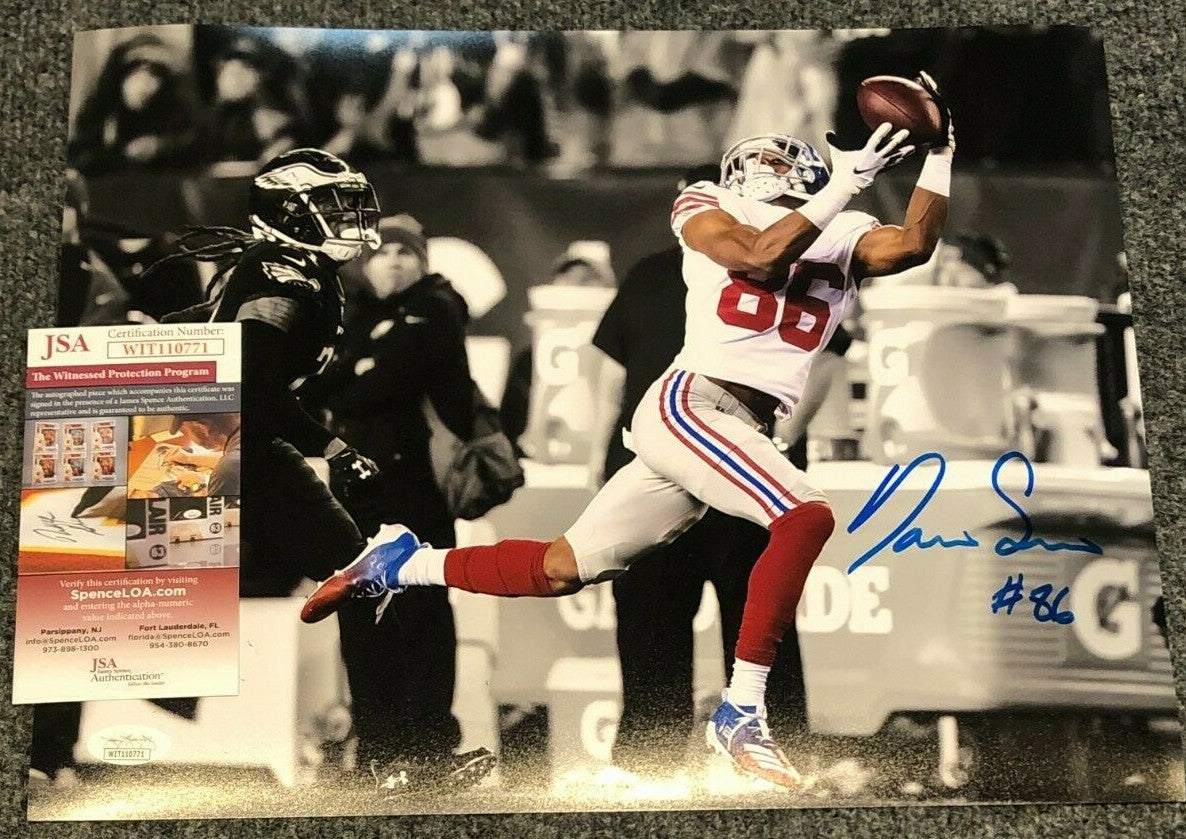 Ny Giants Darius Slayton Autographed Signed 11X14 Photo Jsa Coa