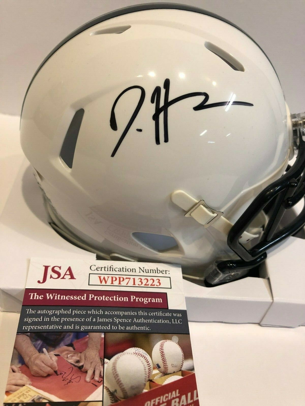 Daesean Hamilton Autographed Signed Penn State Mini Helmet Jsa Coa