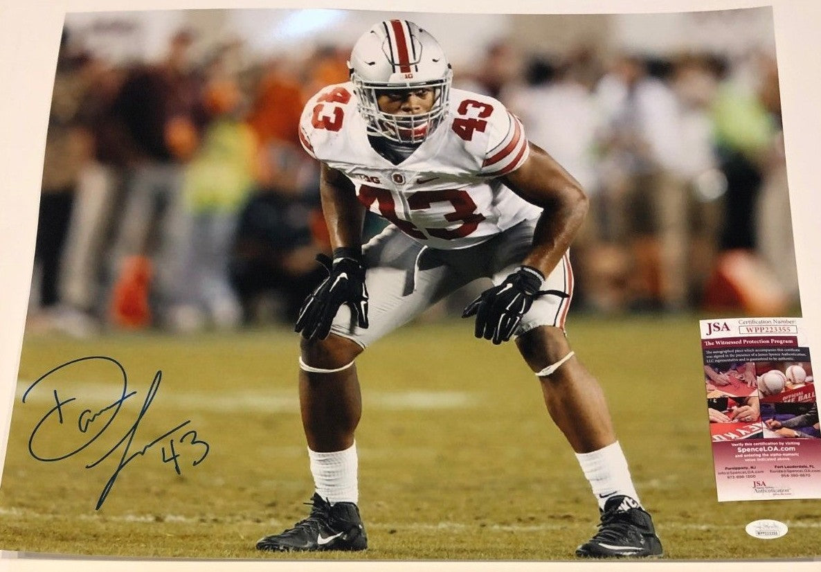 Ohio State Buckeyes Darron Lee Autographed Signed 16X20 Photo Jsa Coa