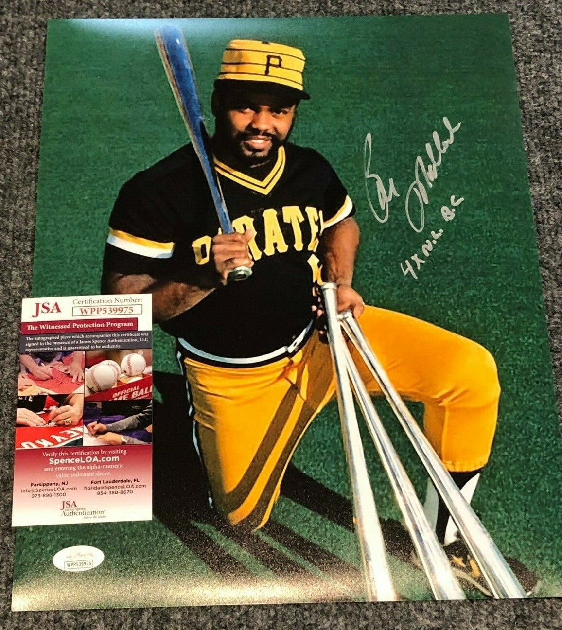 Bill Madlock Autographed Signed Inscr Pittsburgh Pirates 11X14 Photo Jsa Coa