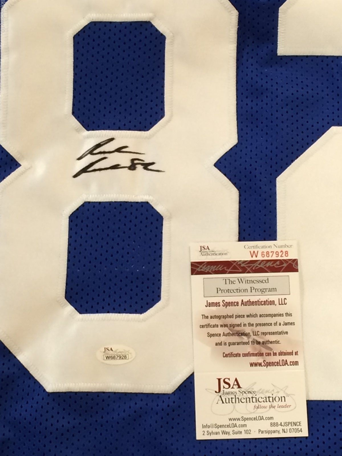 Rueben Randle Autographed Signed N.Y. Giants Jersey Jsa Coa
