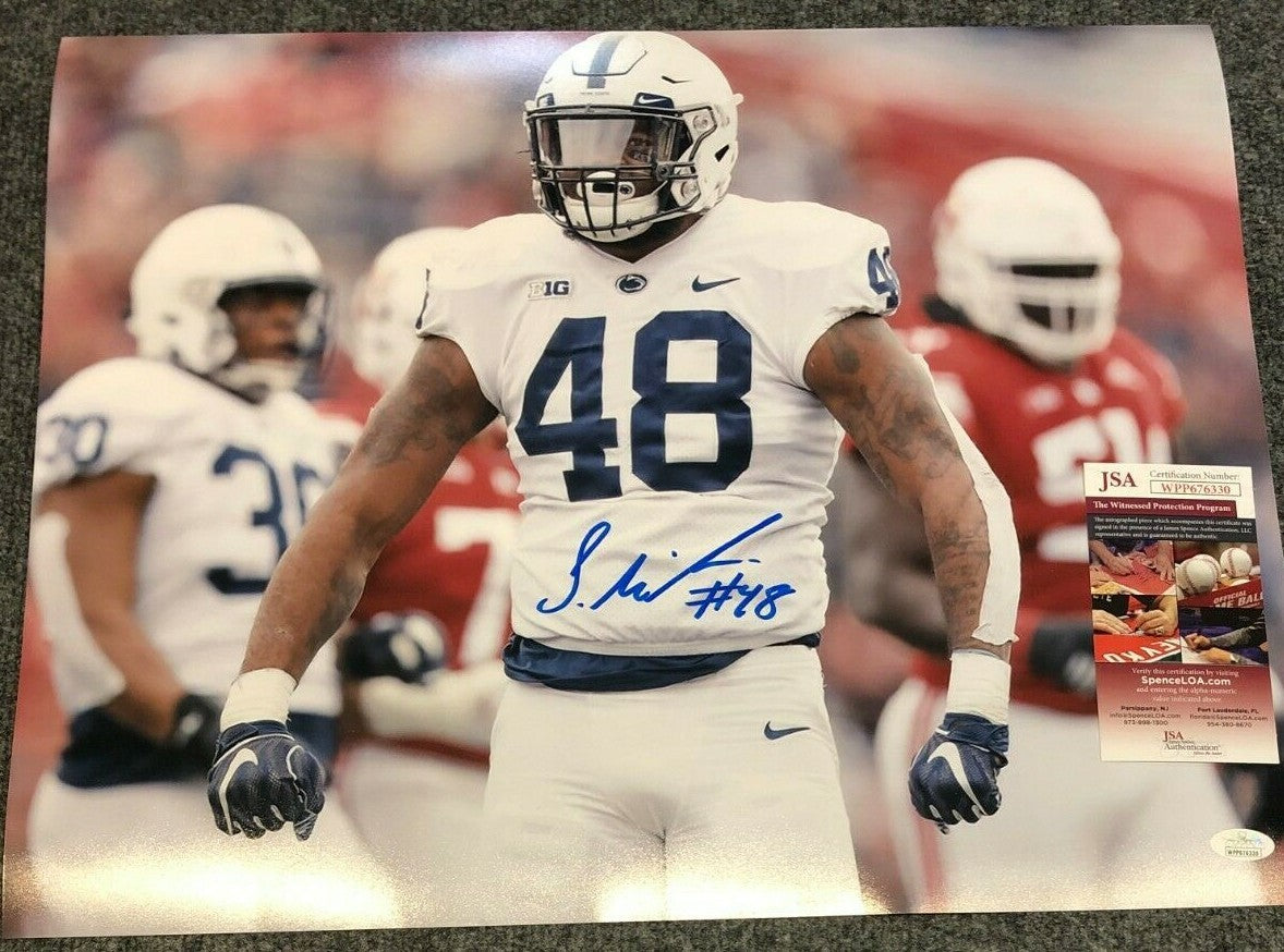 Shareef Miller Autographed Signed Penn State 16X20 Photo Jsa Coa