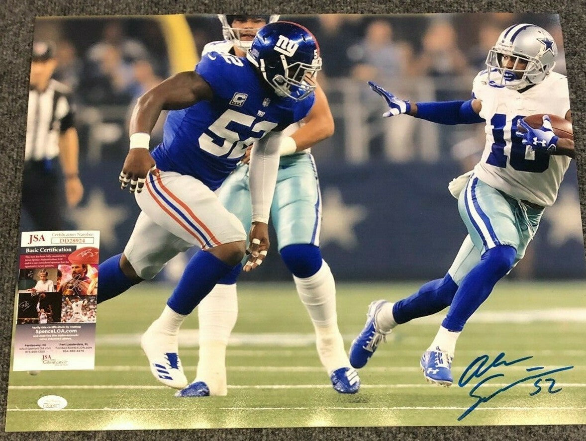 New York Giants Alec Ogletree Autographed Signed 16X20 Photo Jsa Coa