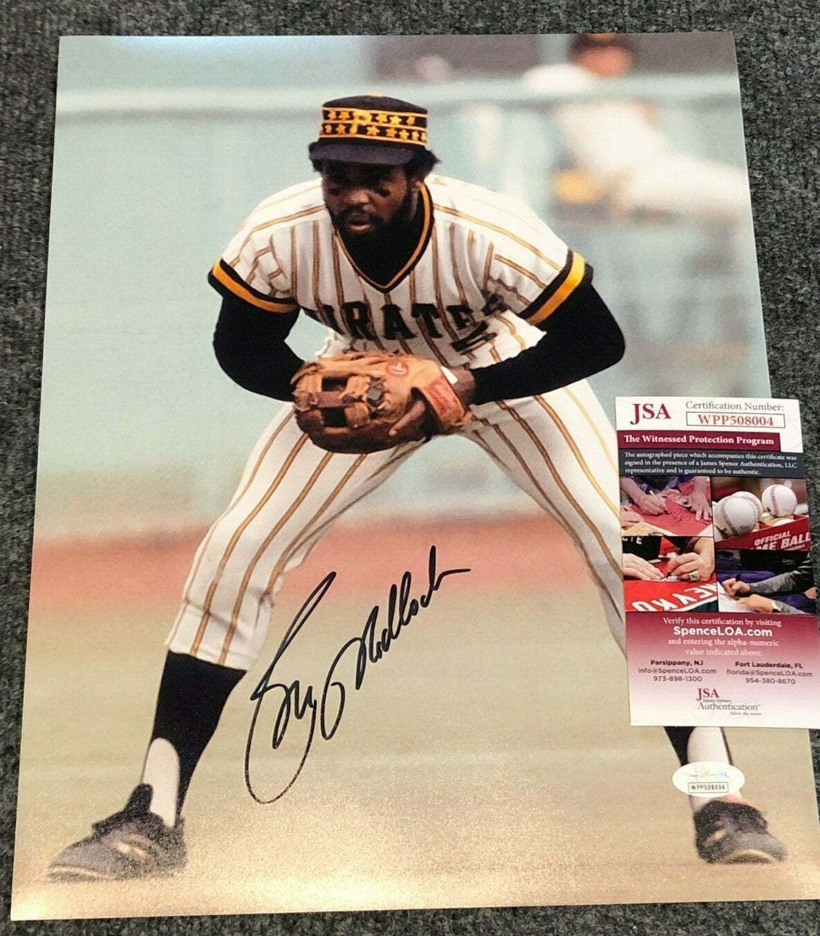 Bill Madlock Autographed Signed Pittsburgh Pirates 11X14 Photo Jsa Coa