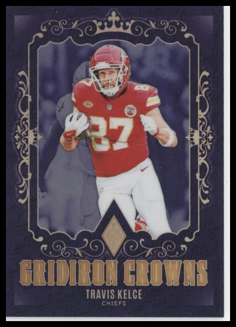 Travis Kelce 2024 Panini Phoenix #GC-TKE Gridiron Crowns