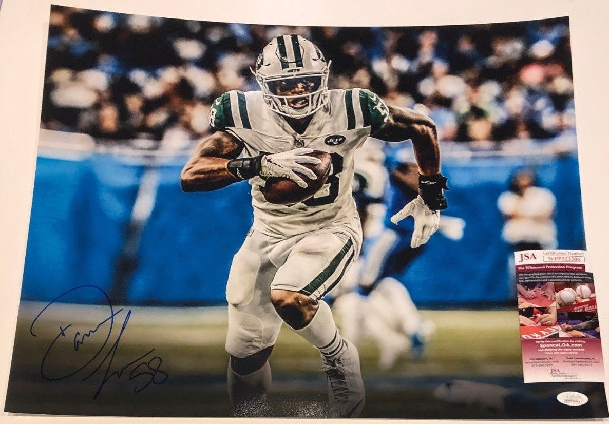 New York Jets Darron Lee Autographed Signed 16X20 Photo Jsa Coa
