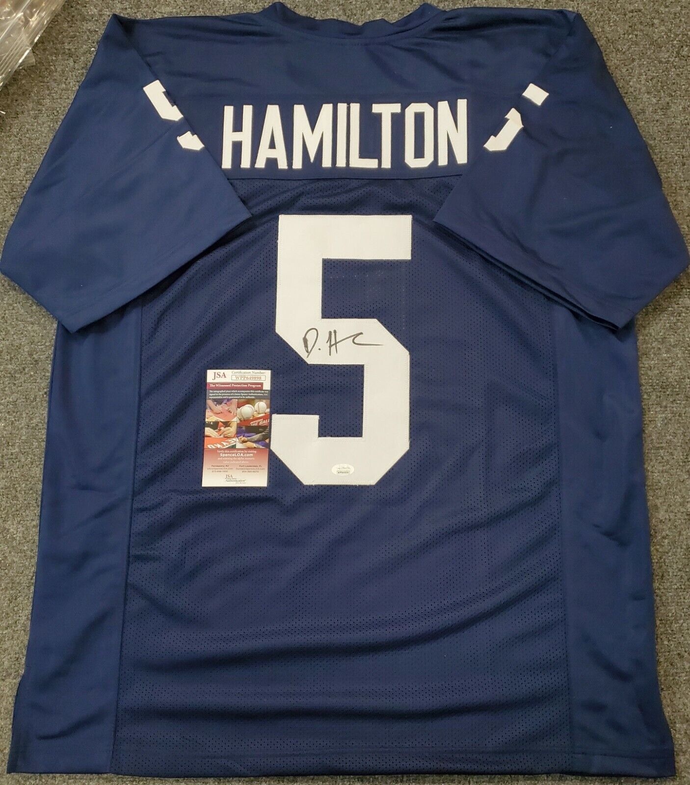 Penn State Daesean Hamilton Autographed Signed Jersey Jsa Coa
