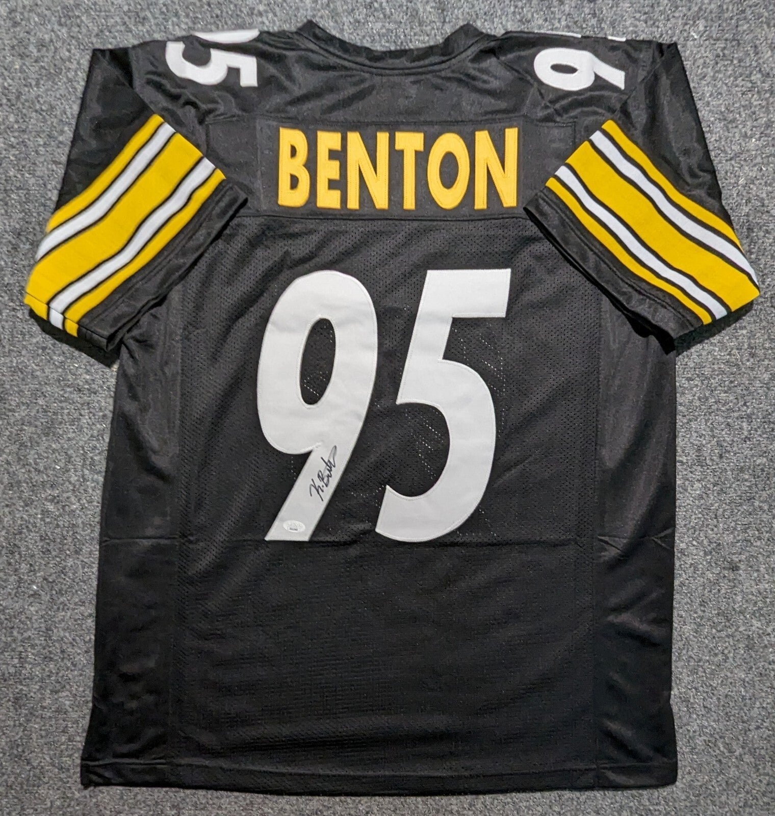 Pittsburgh Steelers Keeanu Benton Autographed Signed Jersey Jsa Coa