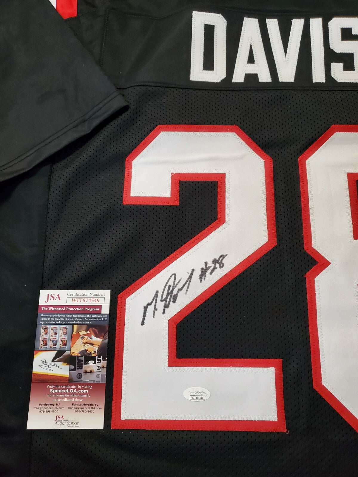 South Carolina Gamecocks Mike Davis Autographed Signed Jersey Jsa Coa