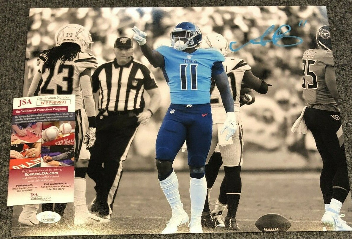 Tennessee Titans Aj Brown Autographed Signed 11X14 Photo Jsa Coa