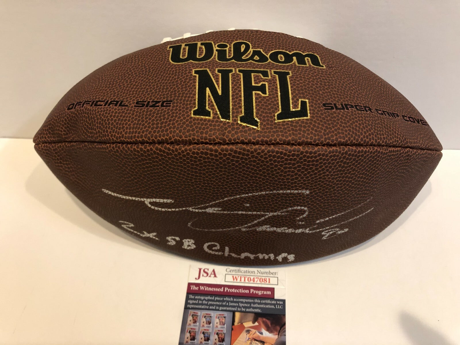Denver Broncos Neil Smith Autographed Signed Inscribed Nfl Football Jsa Coa