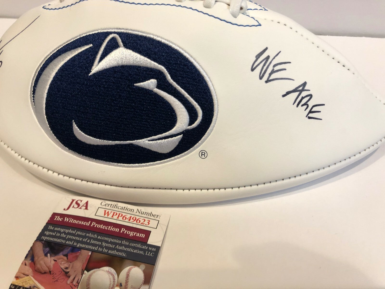 Daesean Hamilton Autographed Signed Inscribed Penn State Logo Football Jsa Coa
