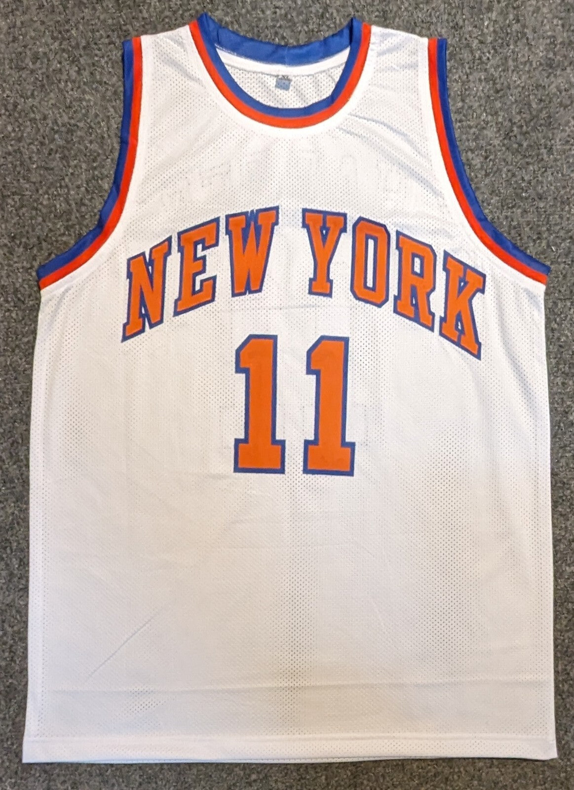 New York Knicks Derek Harper Autographed Signed Jersey Jsa Coa