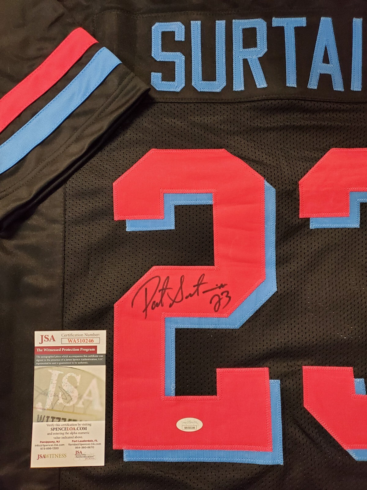 Miami Dolphins Patrick Surtain Autographed Signed Jersey Jsa Coa