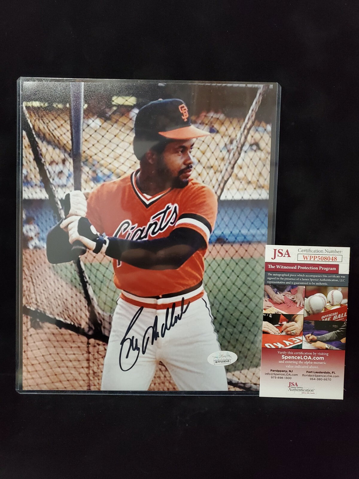 Bill Madlock Autographed Signed San Francisco Giants 8X10 Photo Jsa Coa