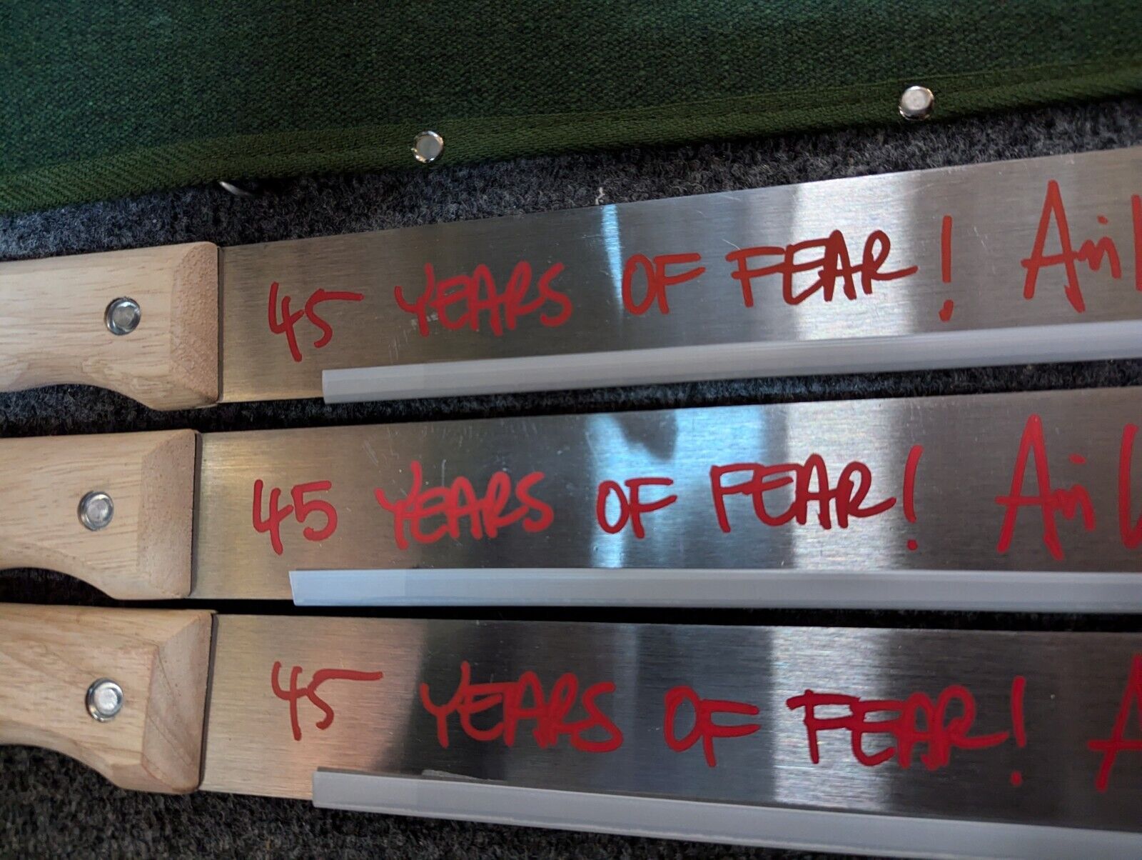 Ari Lehman Signed Inscribed Jason Voorhees Friday The 13Th Machete Jsa Coa