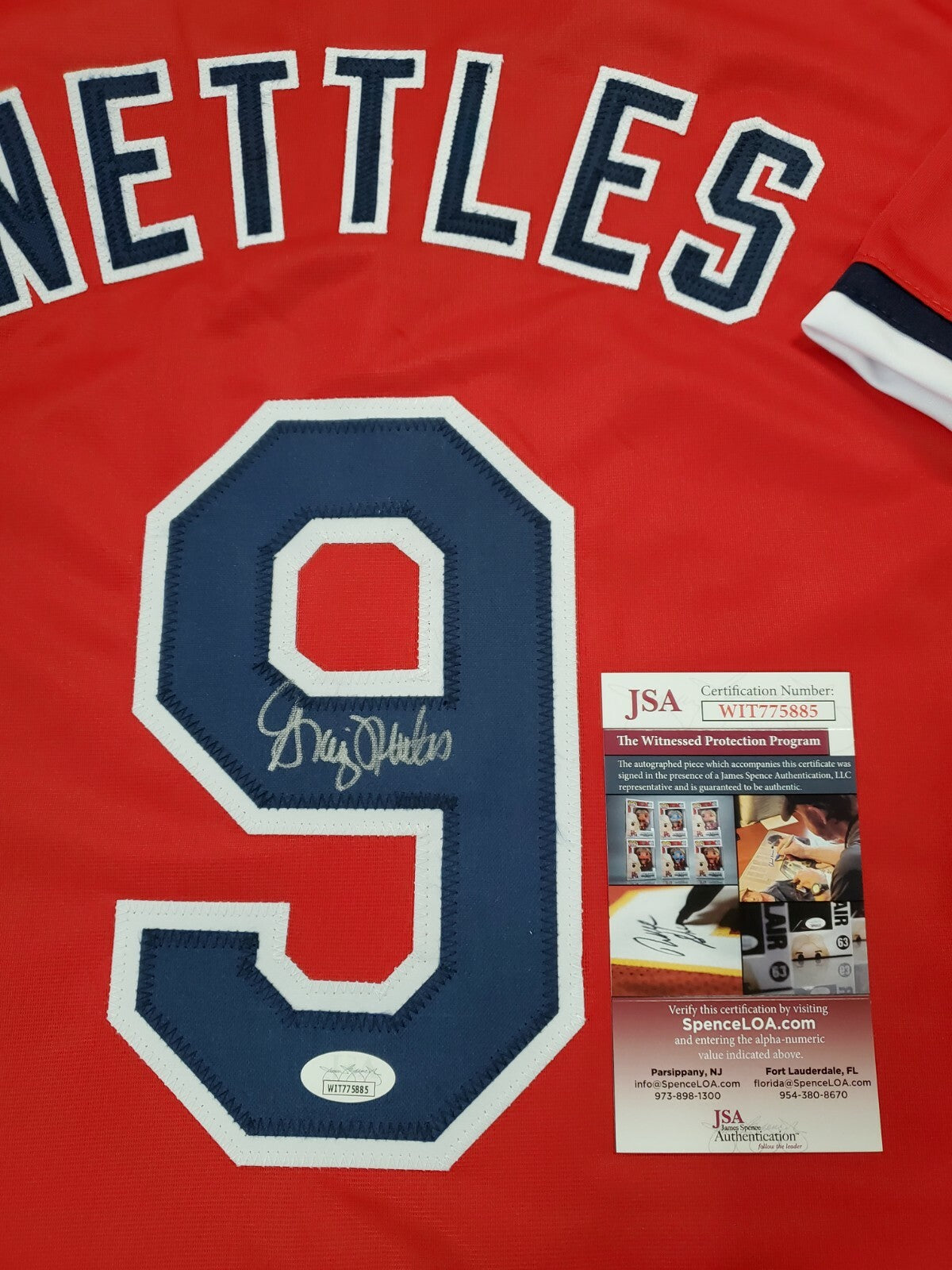 Cleveland Baseball Style Graig Nettles Autographed Signed Custom Jersey Jsa Coa