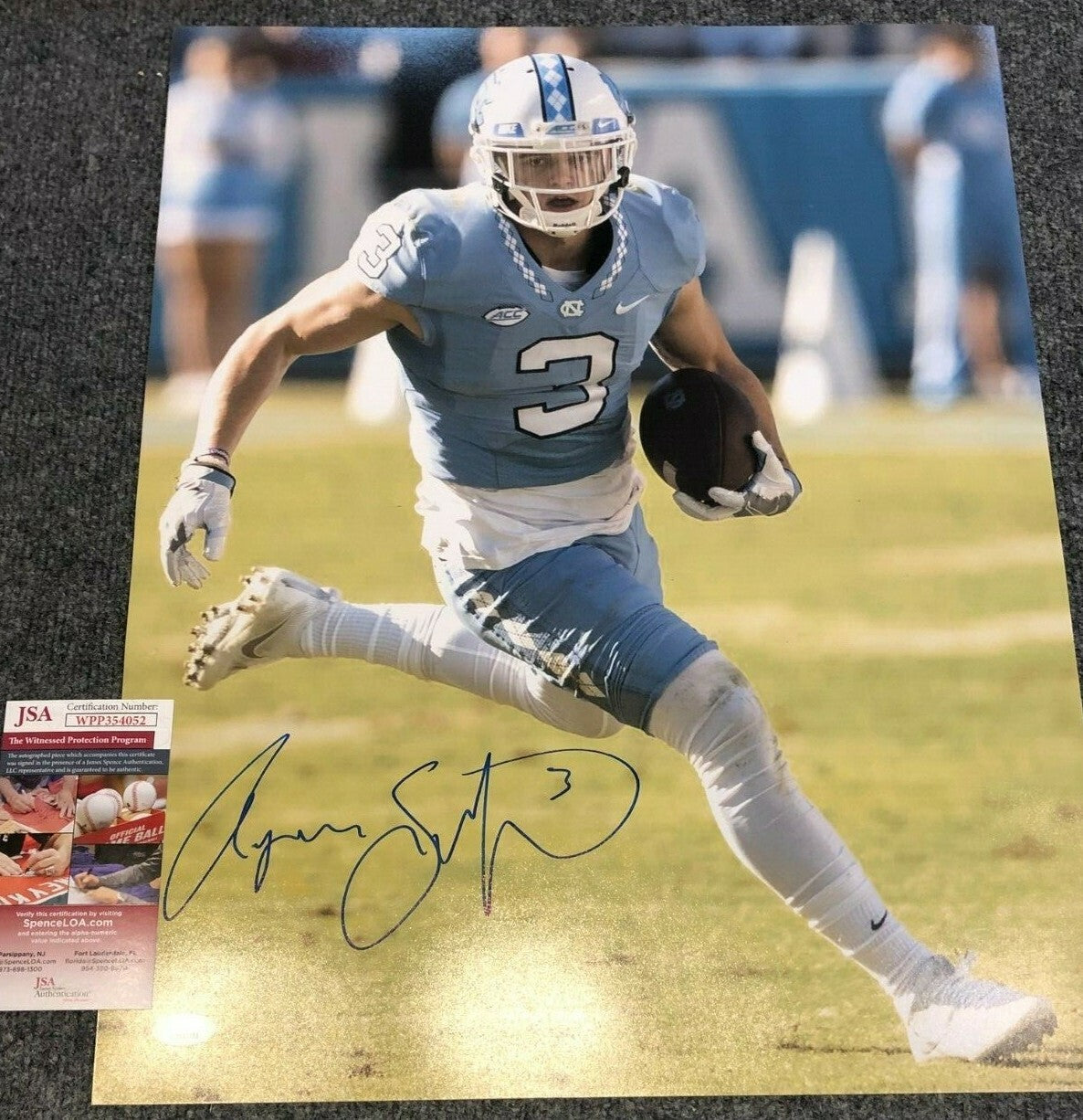 Ryan Switzer Autographed Signed North Carolina Tarheels 16X20 Photo Jsa Coa