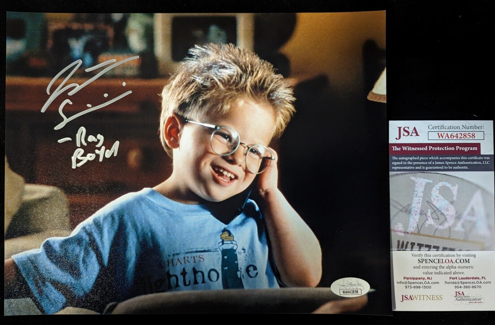 Jonathan Lipnicki Signed 8X10 Jerry Maguire Photo Jsa Coa