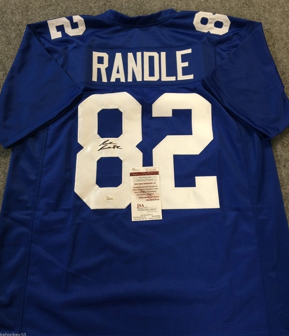 Rueben Randle Autographed Signed N.Y. Giants Jersey Jsa Coa