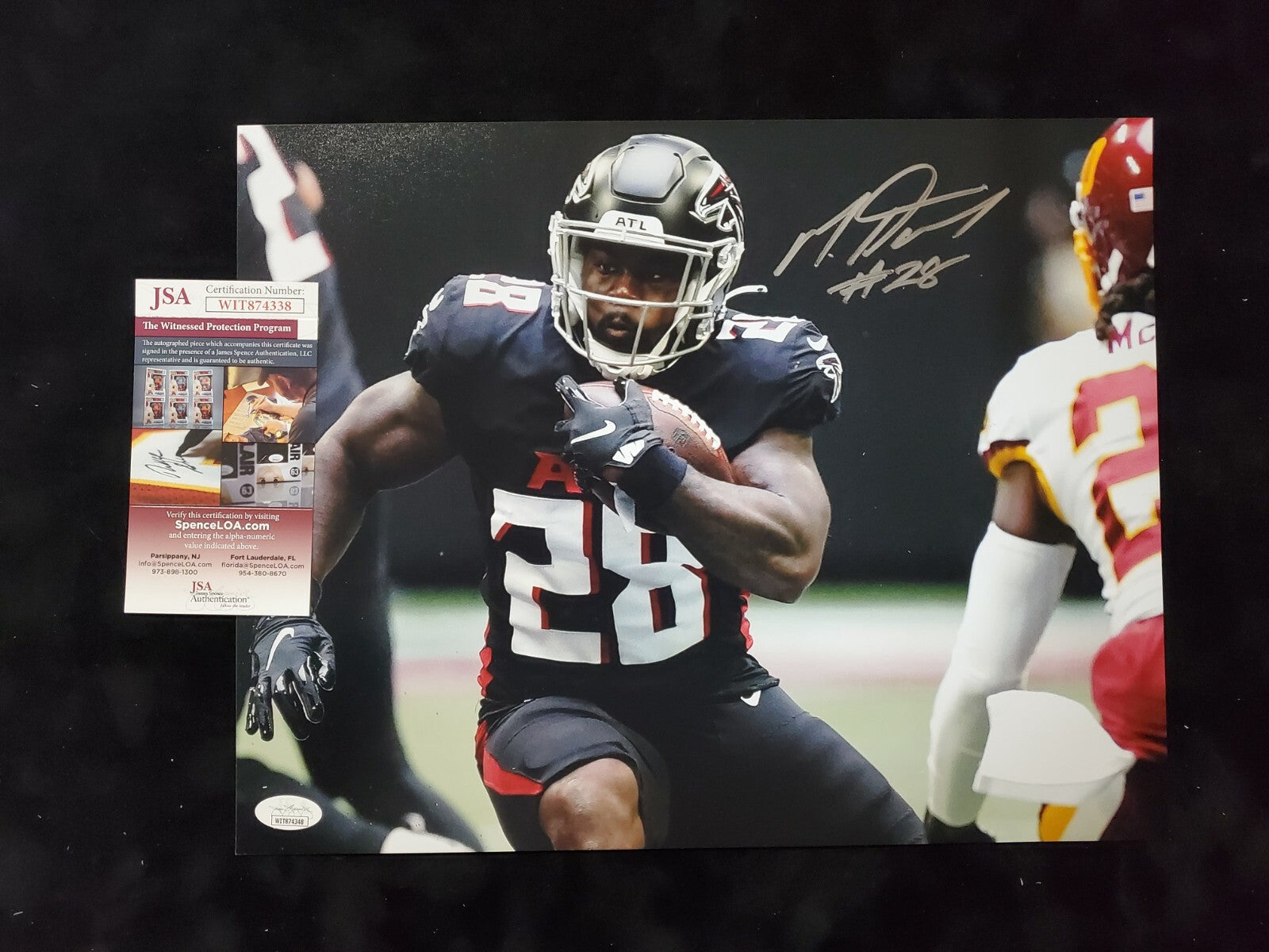 Atlanta Falcons Mike Davis Autographed Signed 11X14 Photo Jsa Coa