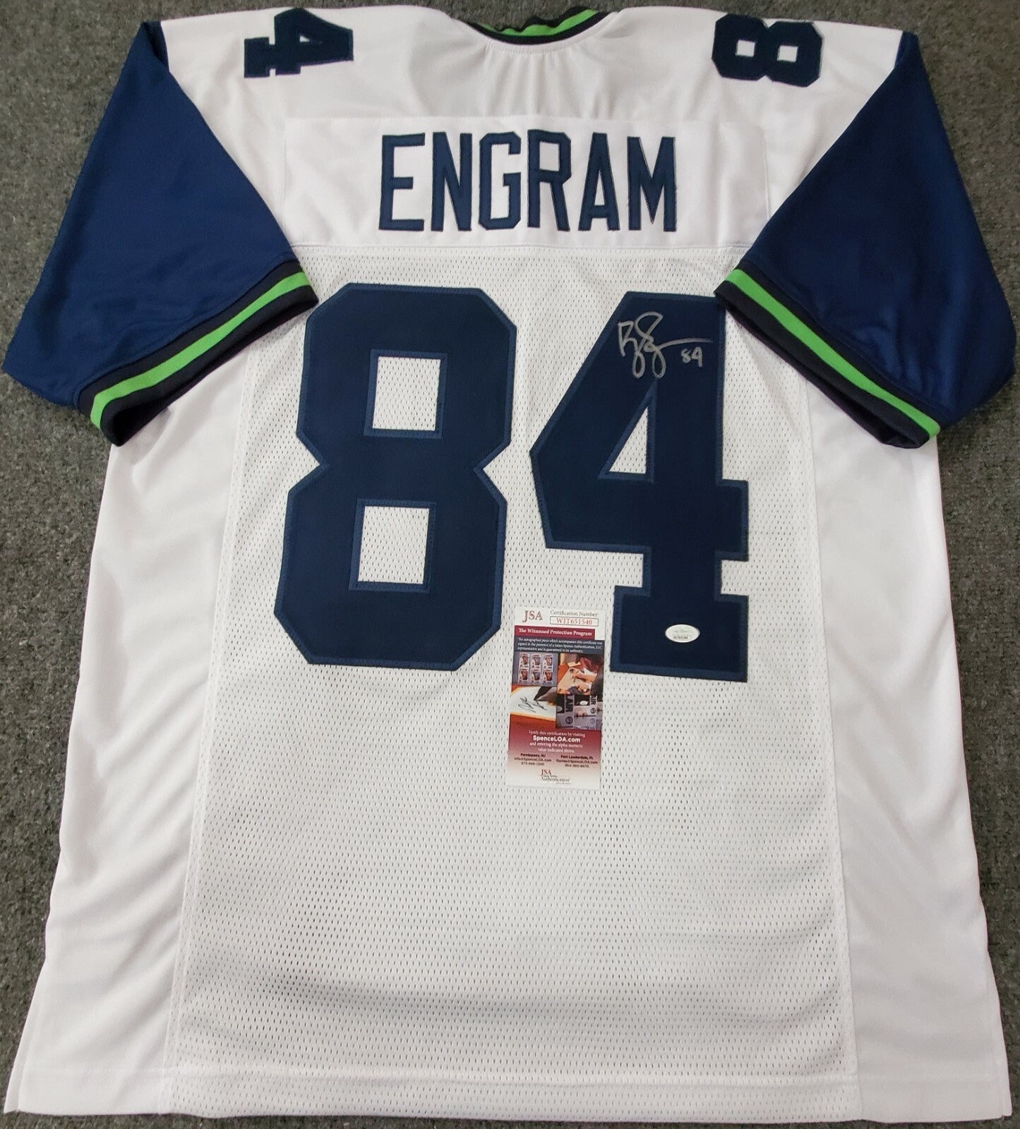 Seattle Seahawks Bobby Engram Autographed Signed Jersey Jsa Coa