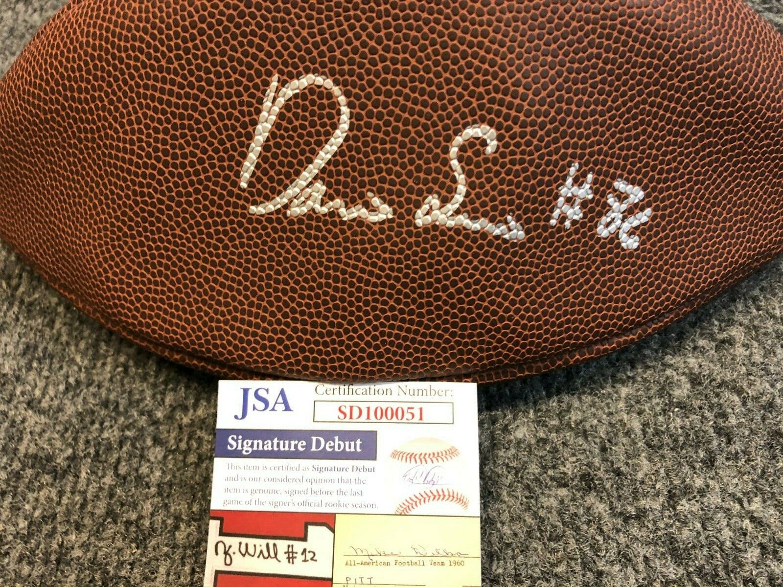 Ny Giants Darius Slayton Autographed Signed Nfl Football Jsa Coa