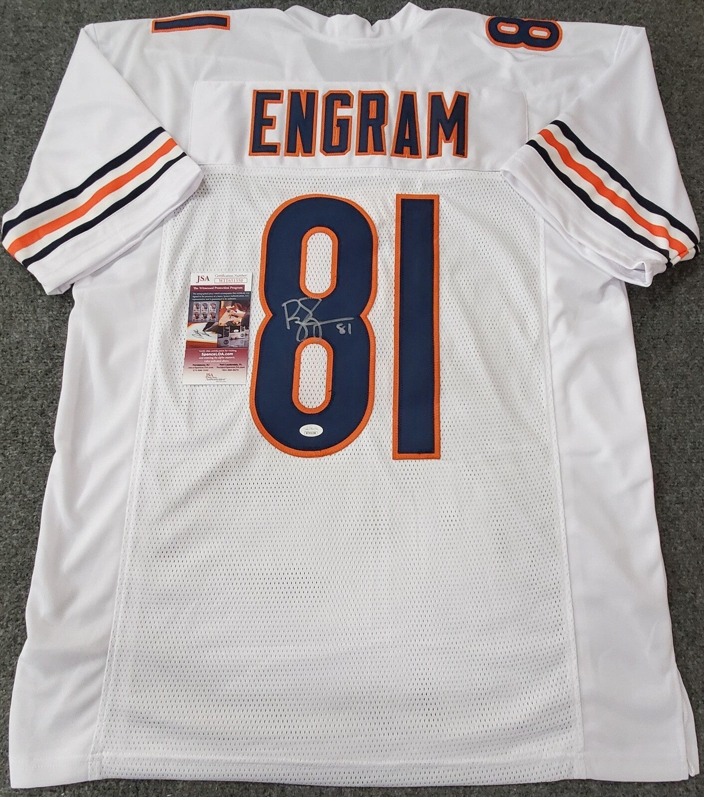Chicago Bears Bobby Engram Autographed Signed Jersey Jsa Coa