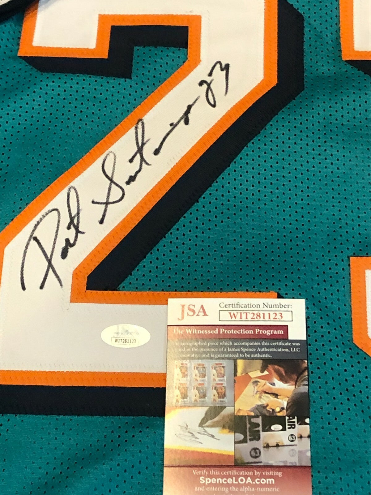 Miami Dolphins Patrick Surtain Autographed Signed Jersey Jsa Coa
