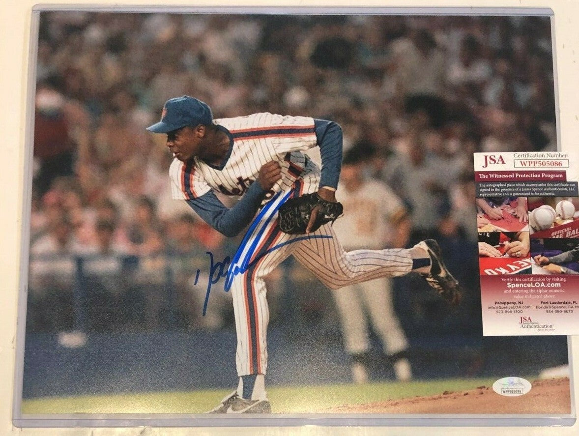 Dwight Gooden Autographed Signed N.Y. Mets 11X14 Photo Jsa Coa