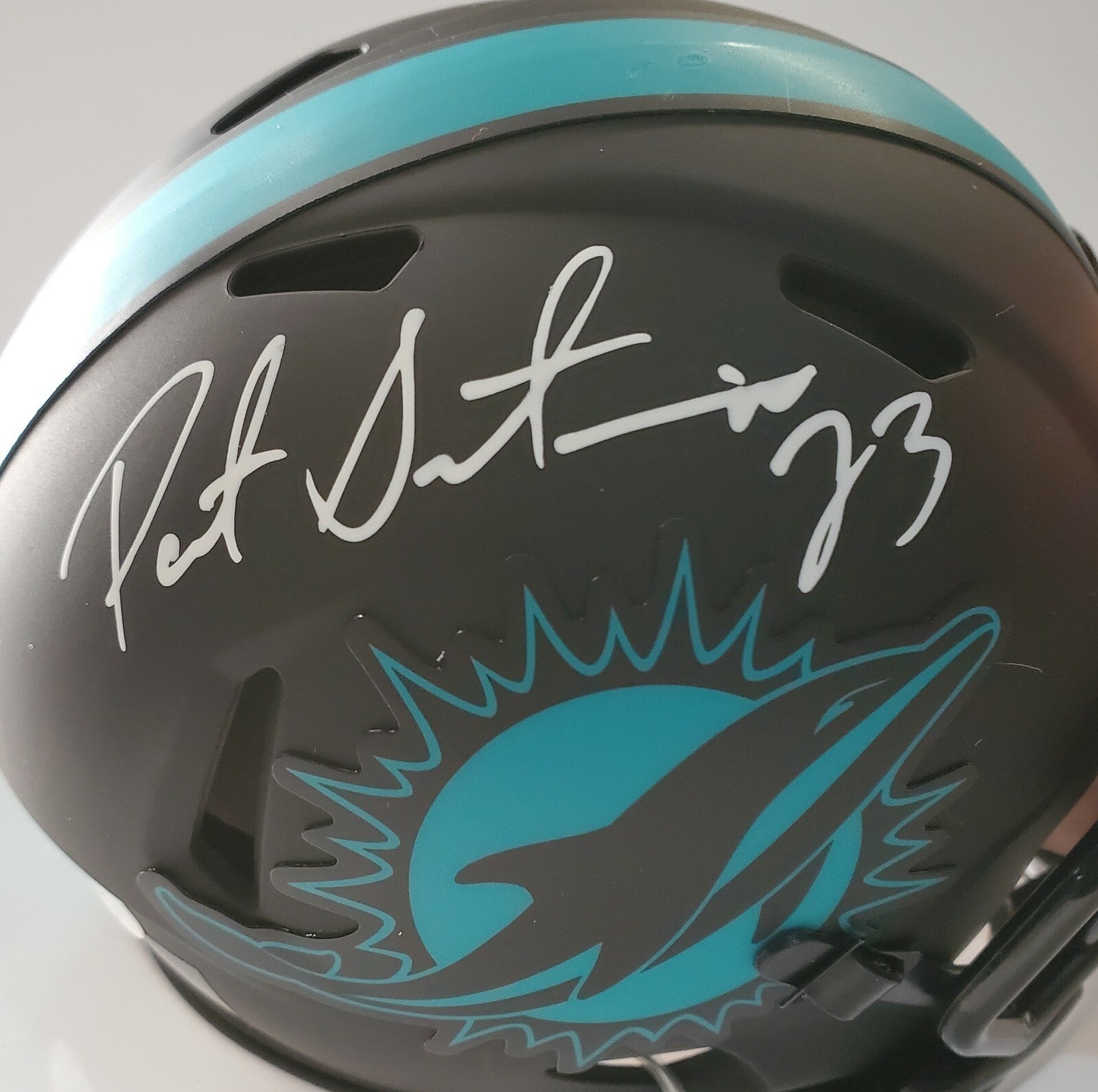 Patrick Surtain Autographed Signed Miami Dolphins Eclipse Mini Helmet Jsa Coa