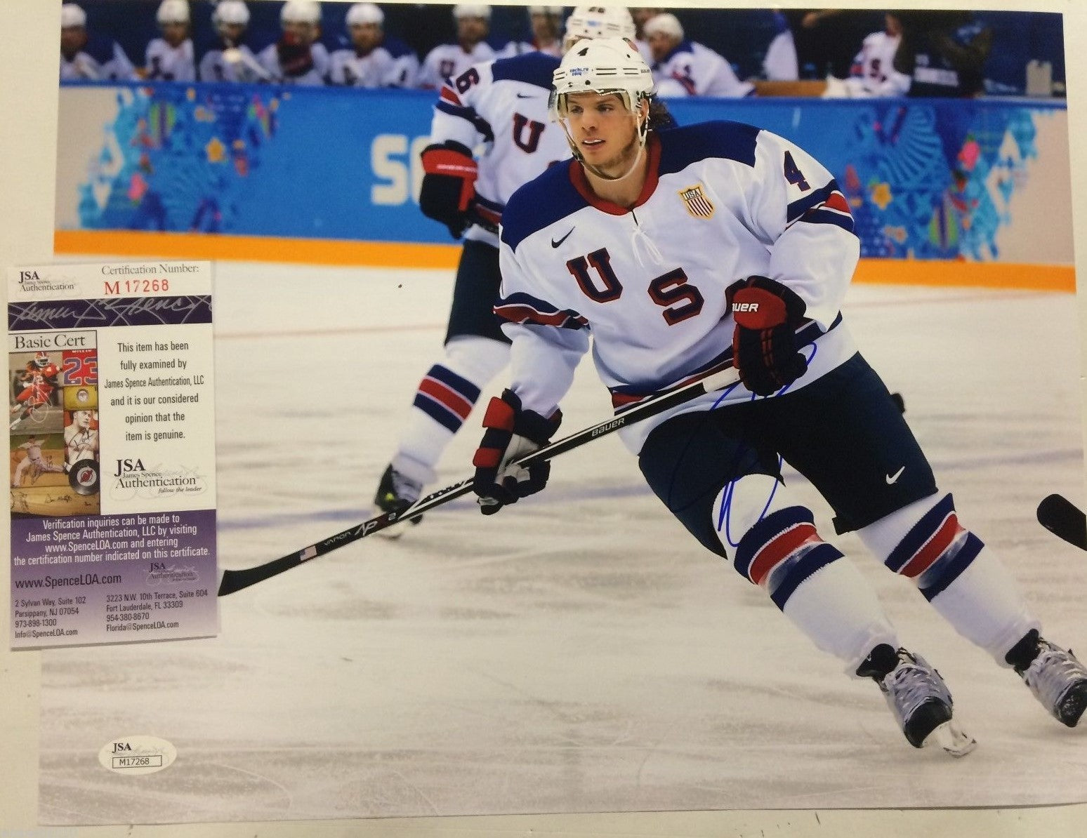 John Carlson Autographed Signed Washington Capitals Usa 11X14 Photo Jsa Coa