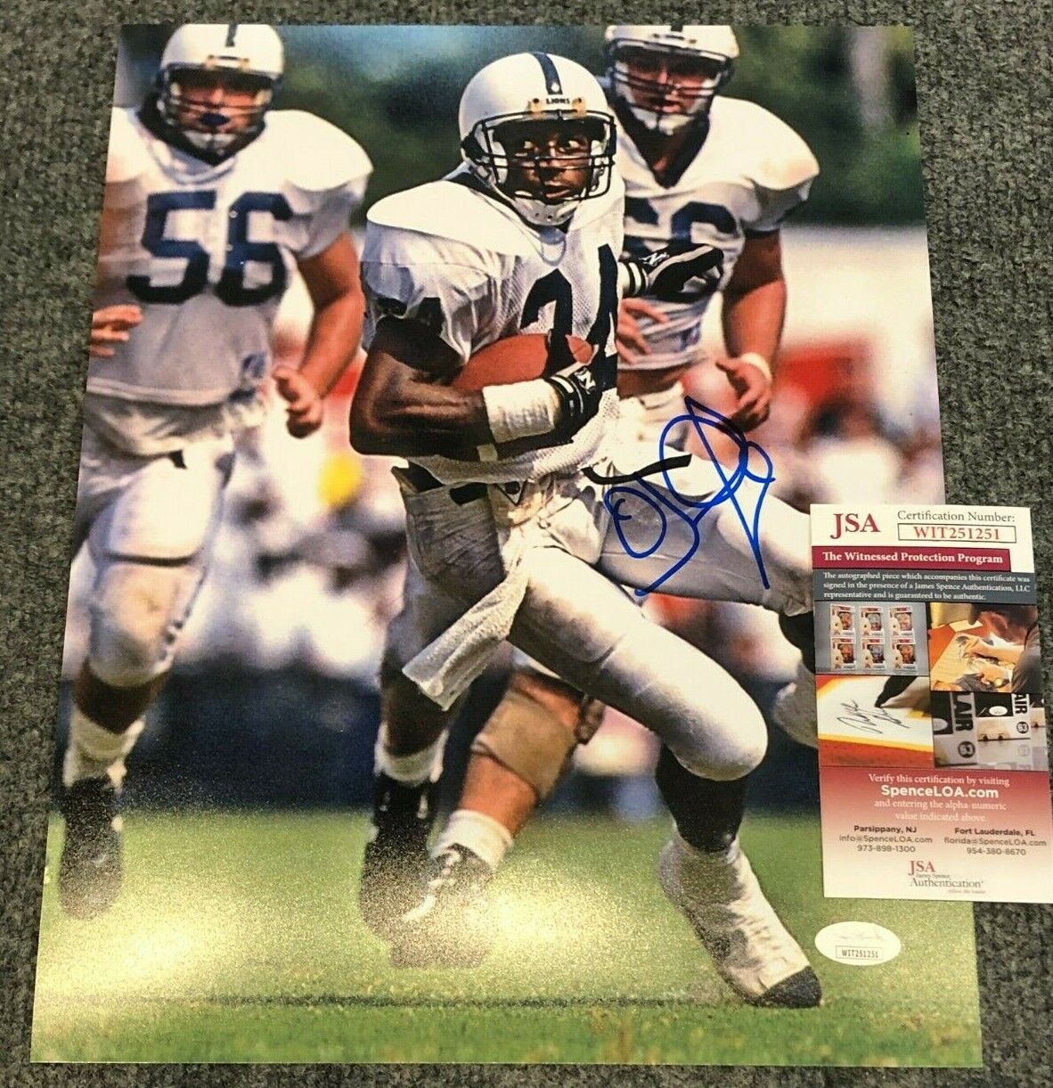 Oj Mcduffie Autographed Signed Inscribed Penn State 11X14 Photo Jsa Coa