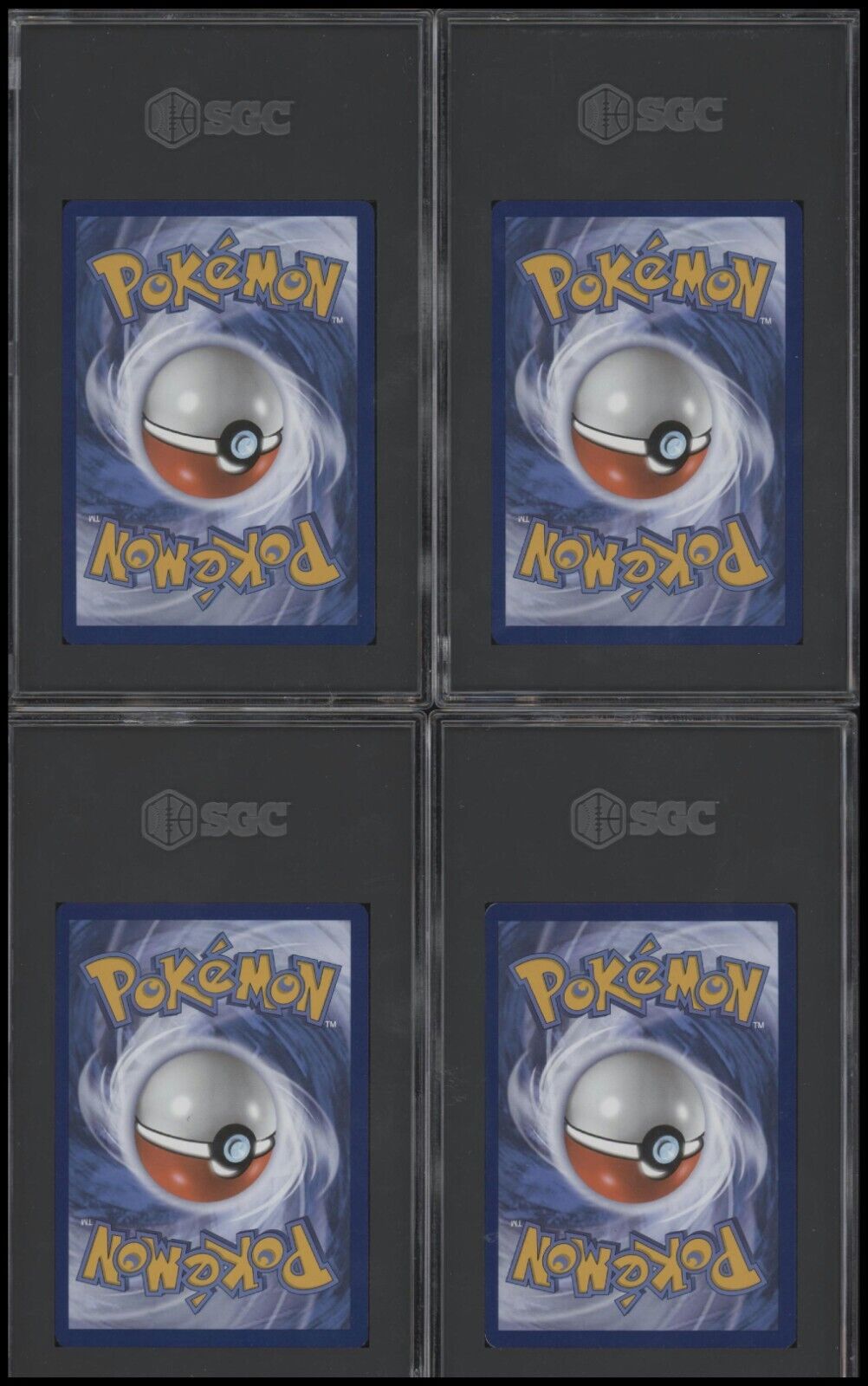 2023 Scarlet & Violet 4-Card Consecutive Cut Error & Upside Down Back - See Desc